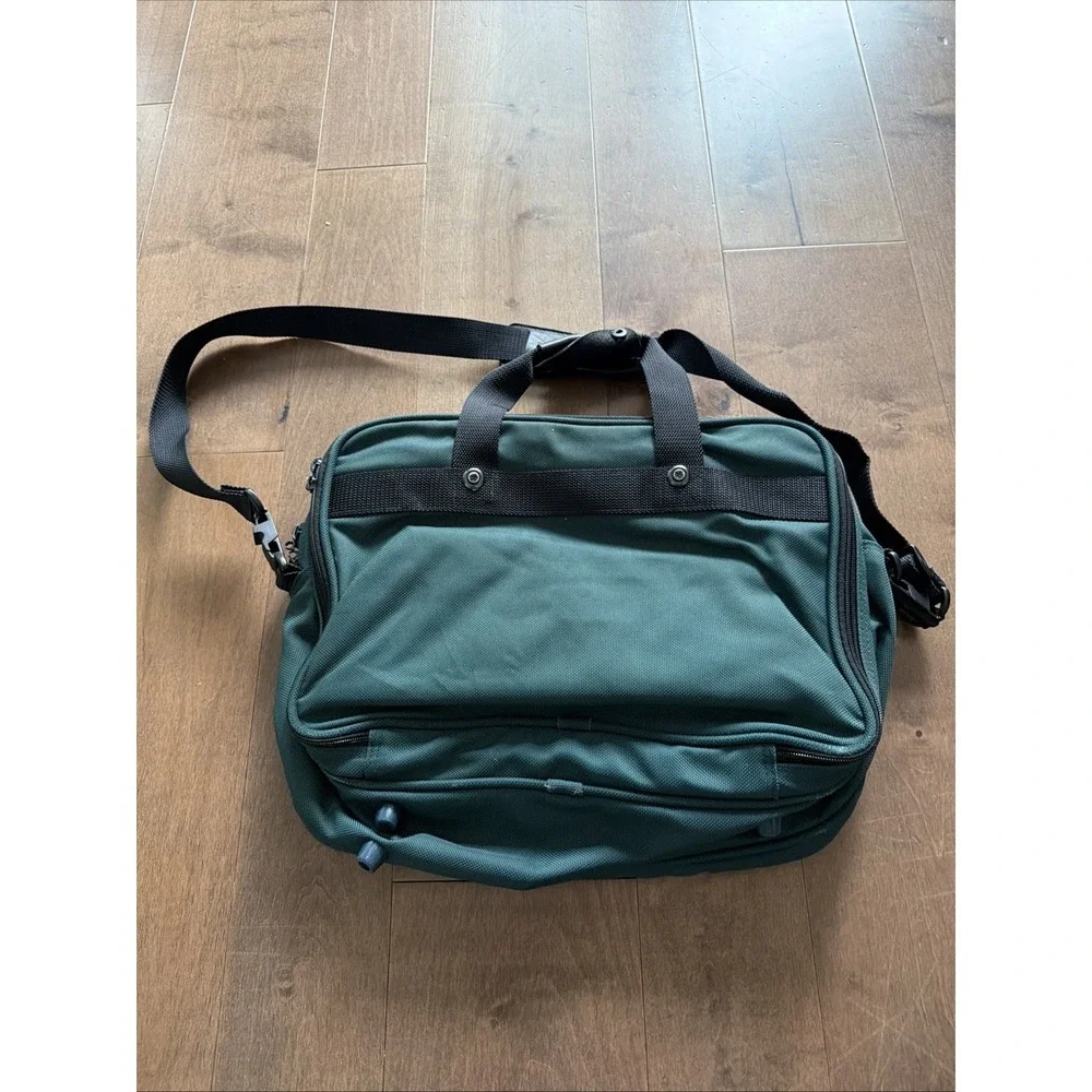 Briggs & Riley Travel Ware Laptop Bag Green Nylon